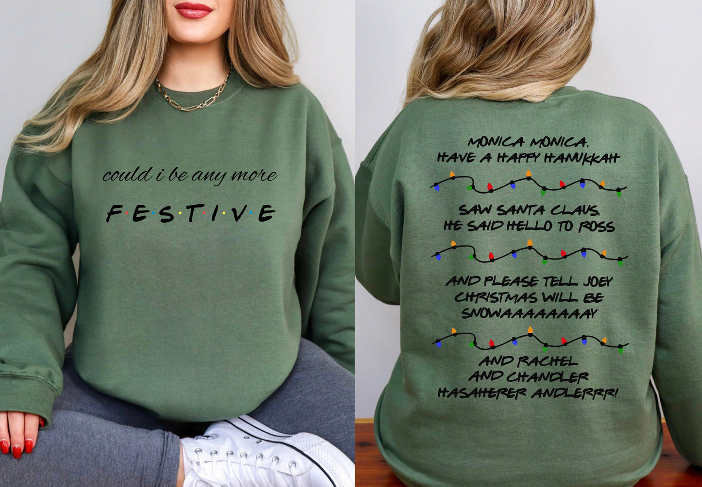 Could We Be More Excited About A Friends Holiday Sweatshirt!?