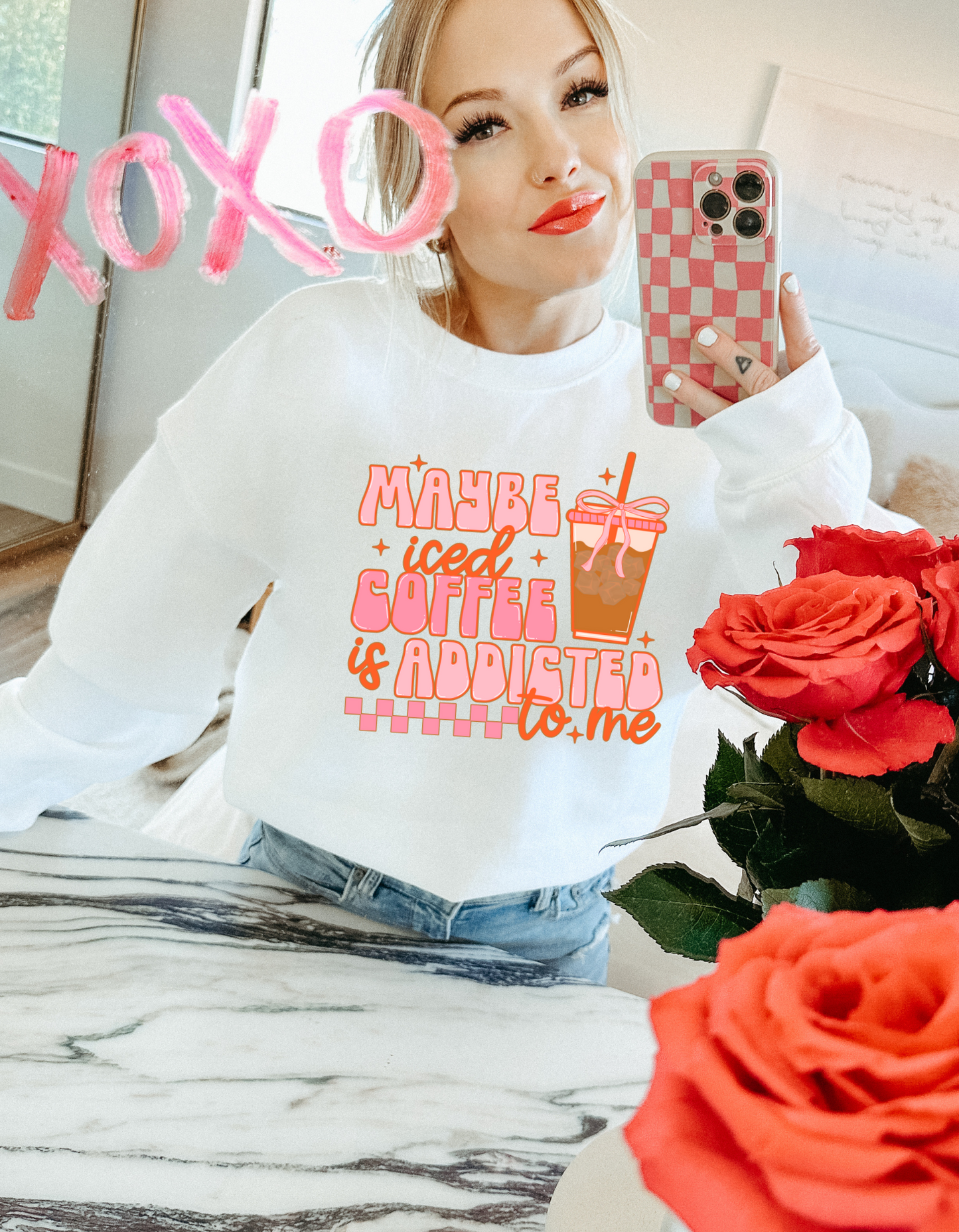 Iced Coffee Addict Sweatshirt